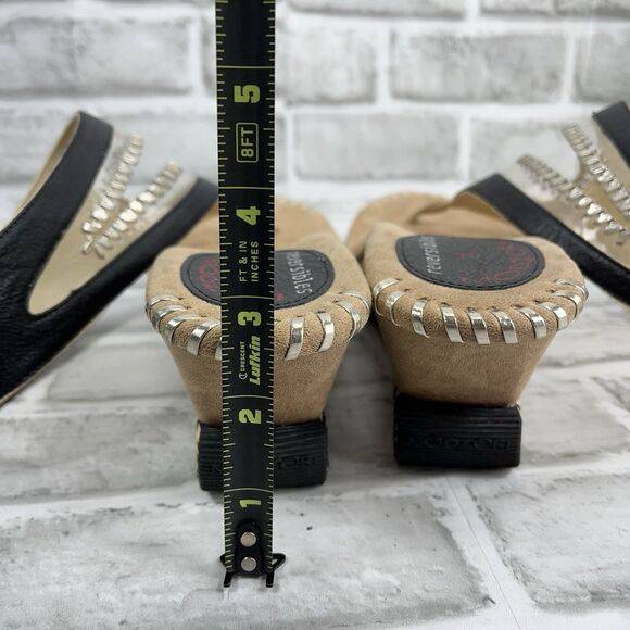 Modzori Reversible Tita 4 Women's Size 10 Black and Silver Wedge 2 in 1 Sandals - Picture 7 of 14